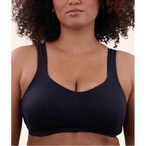 Huug‎ Women's Black Daily Embrace Pullover Sports Bra Size L